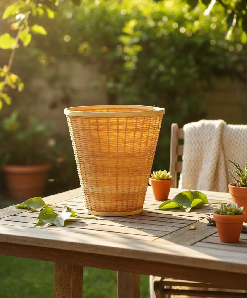 Bamboo bucket